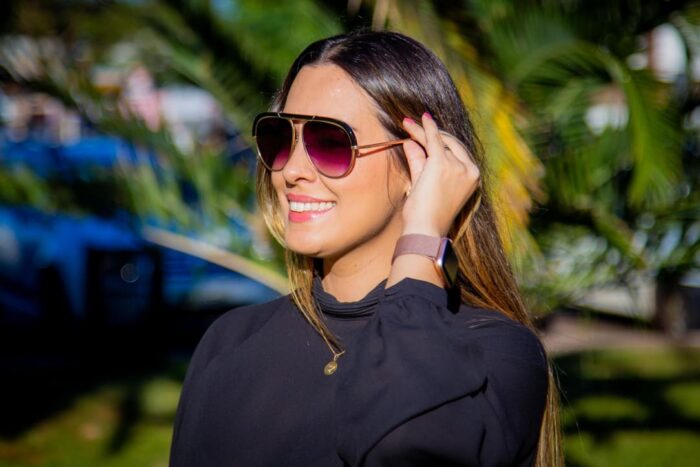 Óculos Feminino Aviador